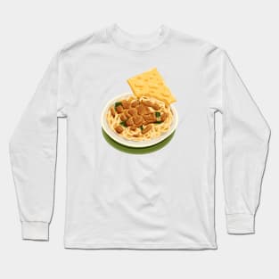 Indonesian Chicken Noodle Long Sleeve T-Shirt